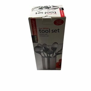 Amco 8 Piece Kitchen set stainless steel